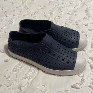 Excellent Condition- Native Kids Shoes in Navy and White